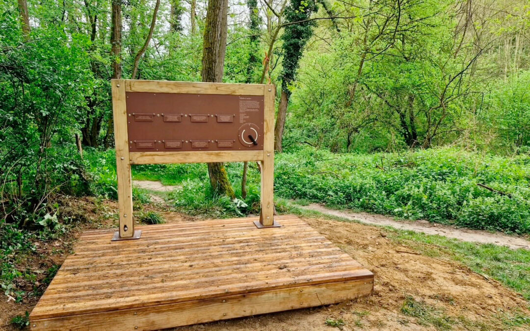 Sens dessus dessous – sentier sensoriel près de Lyon (69)