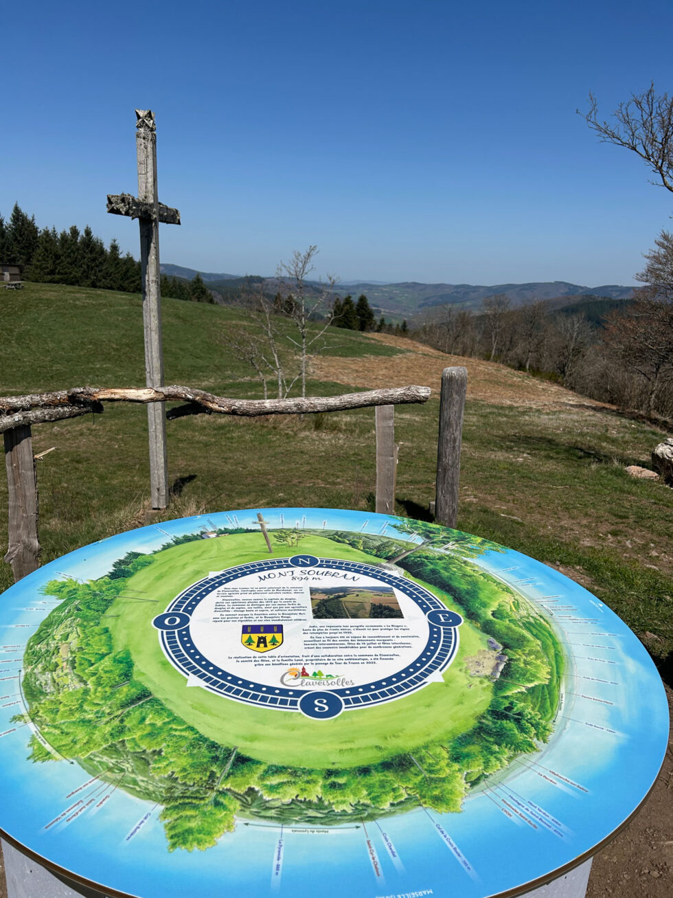 table orientation ronde 360 aquarelle AD production mont Soubran Claveisolles