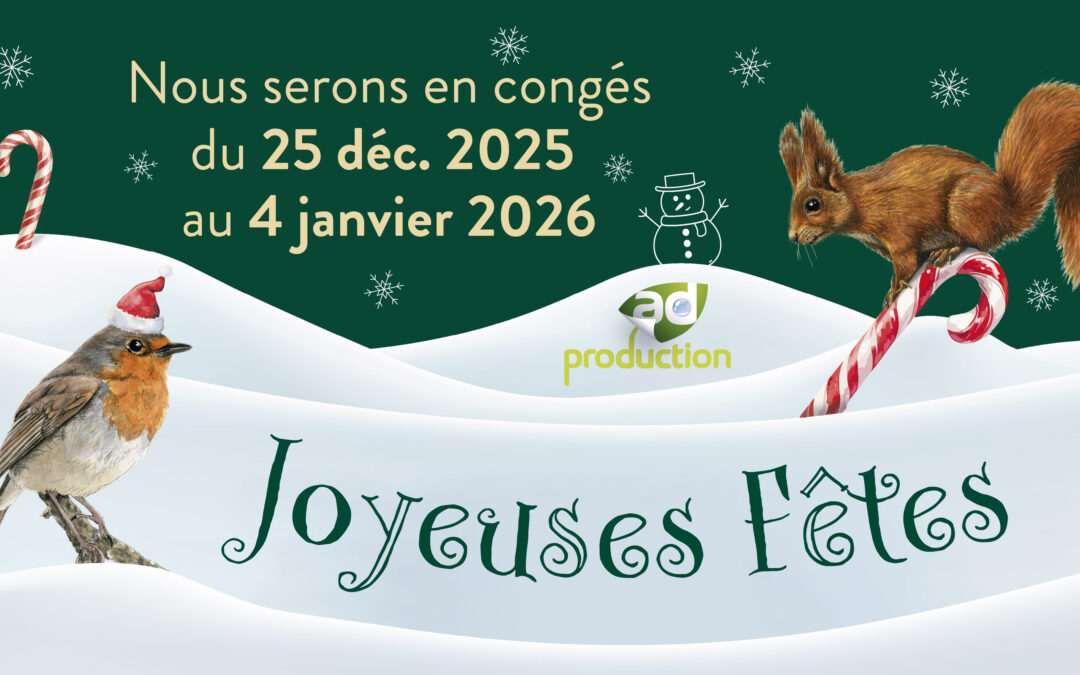 Fermeture pour les fêtes : on se retrouve très vite !