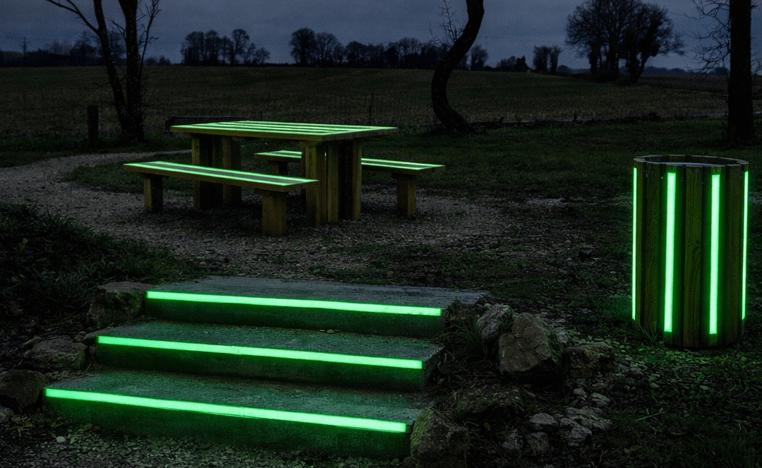 Peinture photoluminescente : une solution innovante pour le mobilier urbain