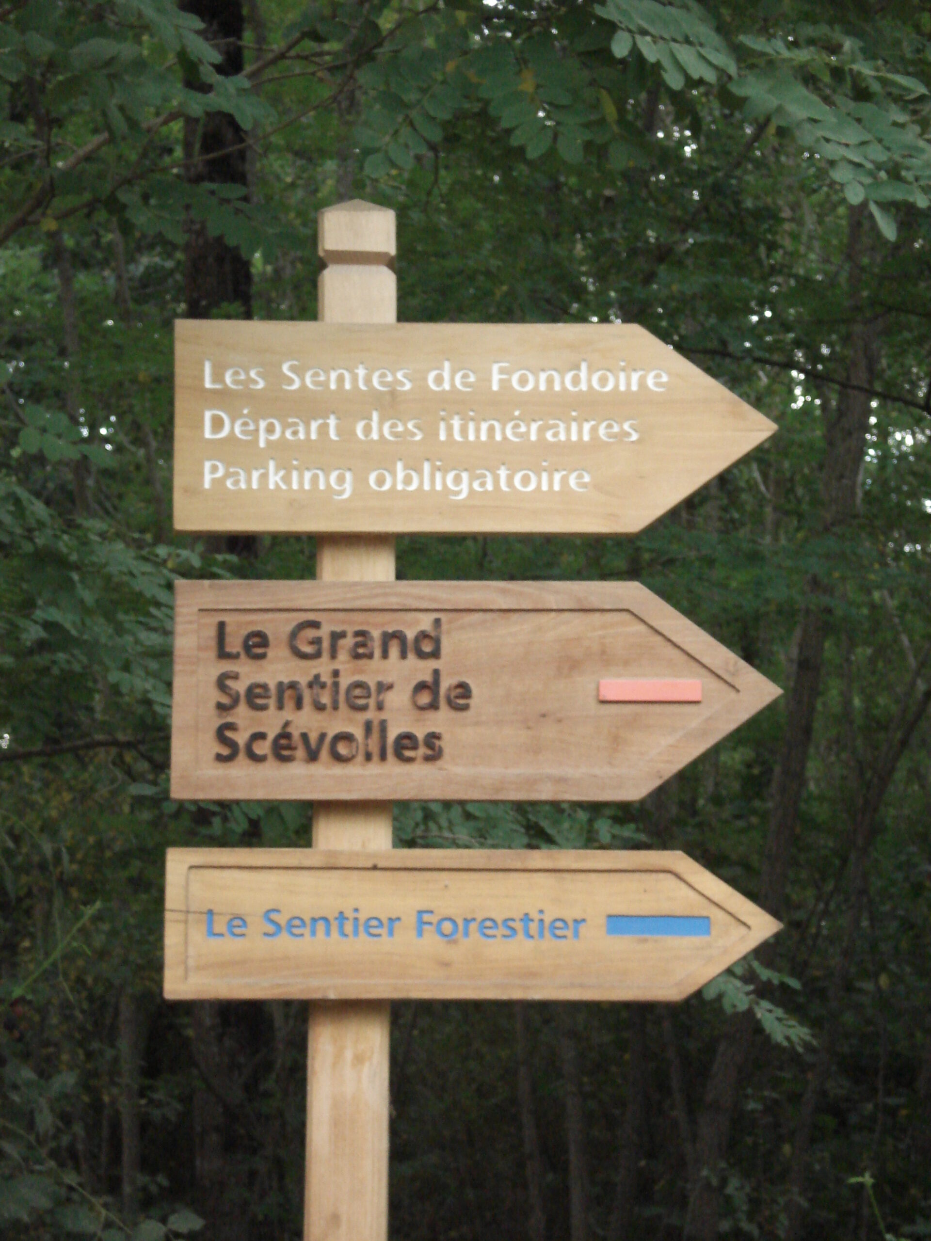 Panneau de position