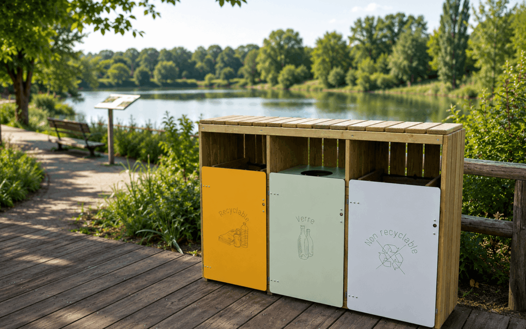 Comment choisir une corbeille de tri sélectif extérieure pour une collectivité ?