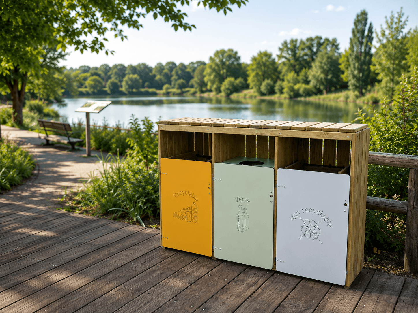 Choix poubelle extérieure pour collectivité