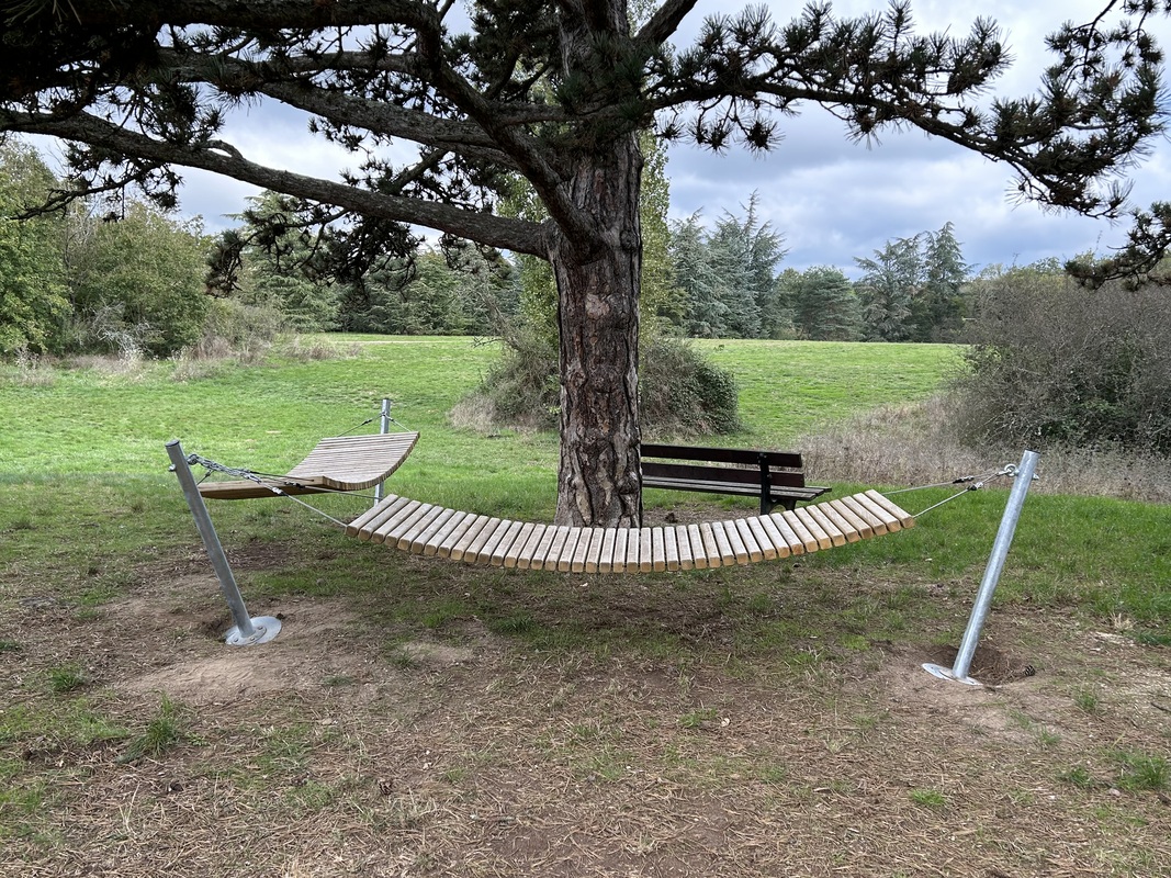 Mobilier touristique hamac bois