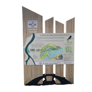 Totem en bois présentation plan