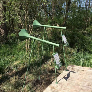 cône d'écoute en métal sur mesure